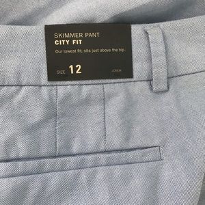 J. Crew Skimmer Pant City Fit